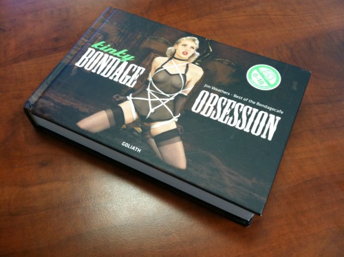 bondagecafe:  Very proud. My first book “Kinky Bondage Obsession” now available in Europ
