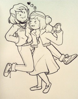 kira-97:  Tried to draw some cute bubbline