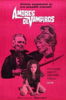 popgothic:Spanish poster for Hammer’s Vampire Lovers.