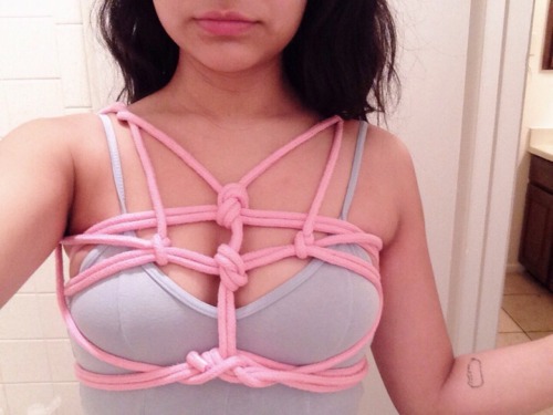 shibari-bun:  babyy–spice: messy but I hope you like it 😇 What a pretty harness!! thank you for submitting xx 
