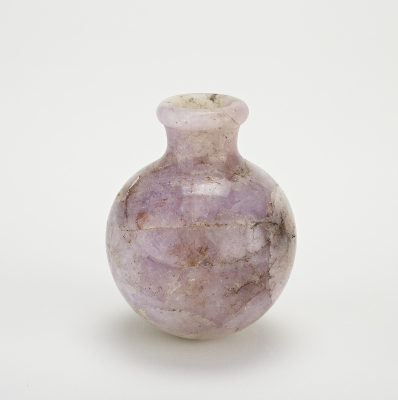 aleyma:  Amethyst bottle, made in Egypt, c.2675-2130 BC (source). 