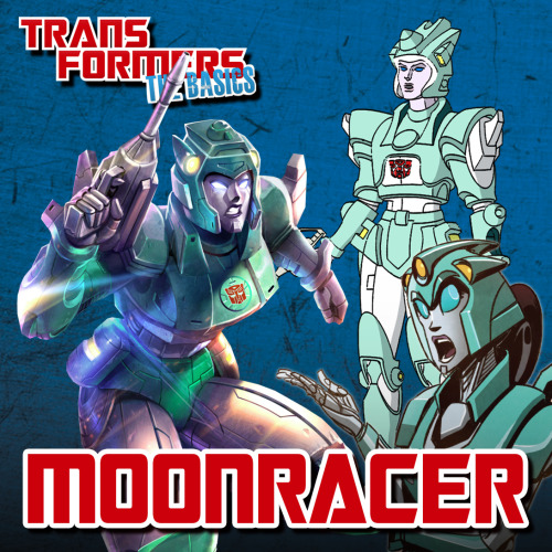 chrismcfeely:chrismcfeely:Transformers: The Basics on MOONRACER!This weekend, for the penultimate in