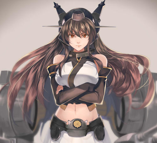 kyonkkun: 戦艦長門！ | ☭※Permission was granted by the artist to upload their works.