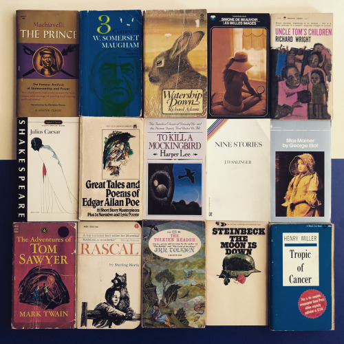 macrolit:    Giveaway Contest: We’re giving away fifteen paperback classics featuring Richard Adams, Edgar Allan Poe, Simone de Beauvoir, J.R.R. Tolkien, Richard Wright, Harper Lee, and others! Won’t this collection look lovely on your shelf? :DTo