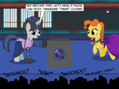 xD! Pfffft. >w< Also, Tangy is looking especially cute for the party ^w^