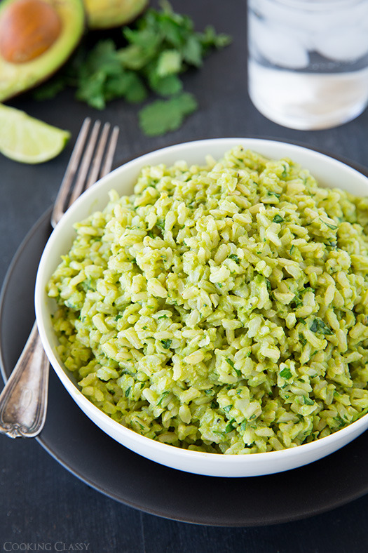 intensefoodcravings:  Avocado Cilantro Lime Rice | Cooking Classy   Ooh hell yes