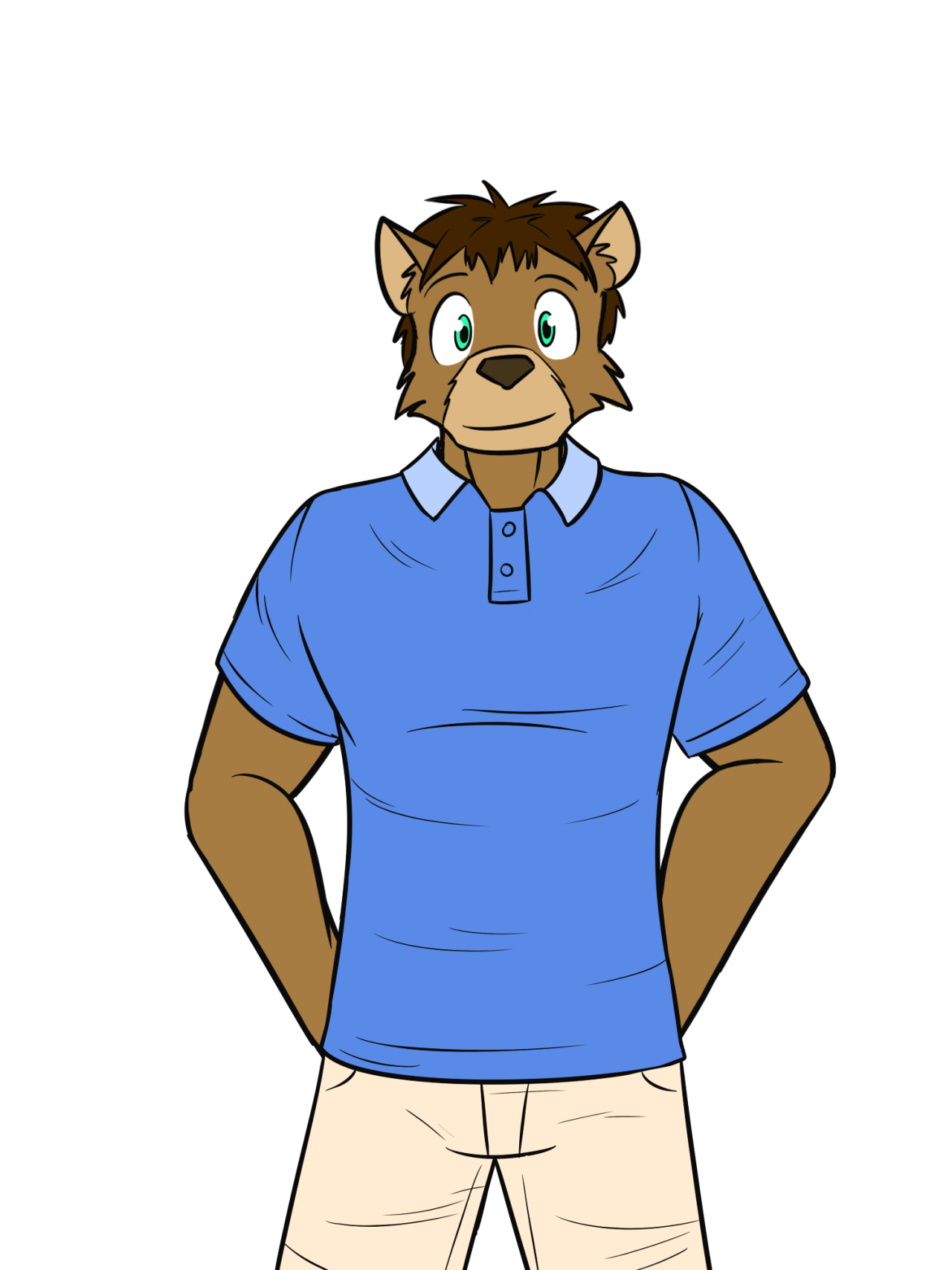 The bear and moose dudes in their normal clothes and undies.  It is been surprisingly