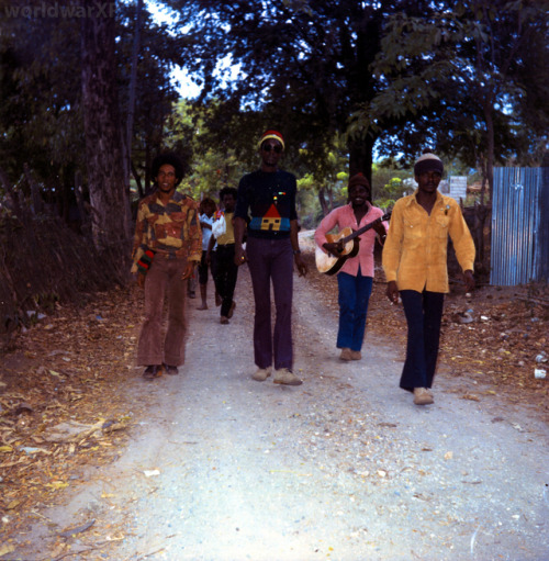 The Wailers Photo Session At Hellshire Beach:  2/2The Wailers at one of there favorite spots in Jama