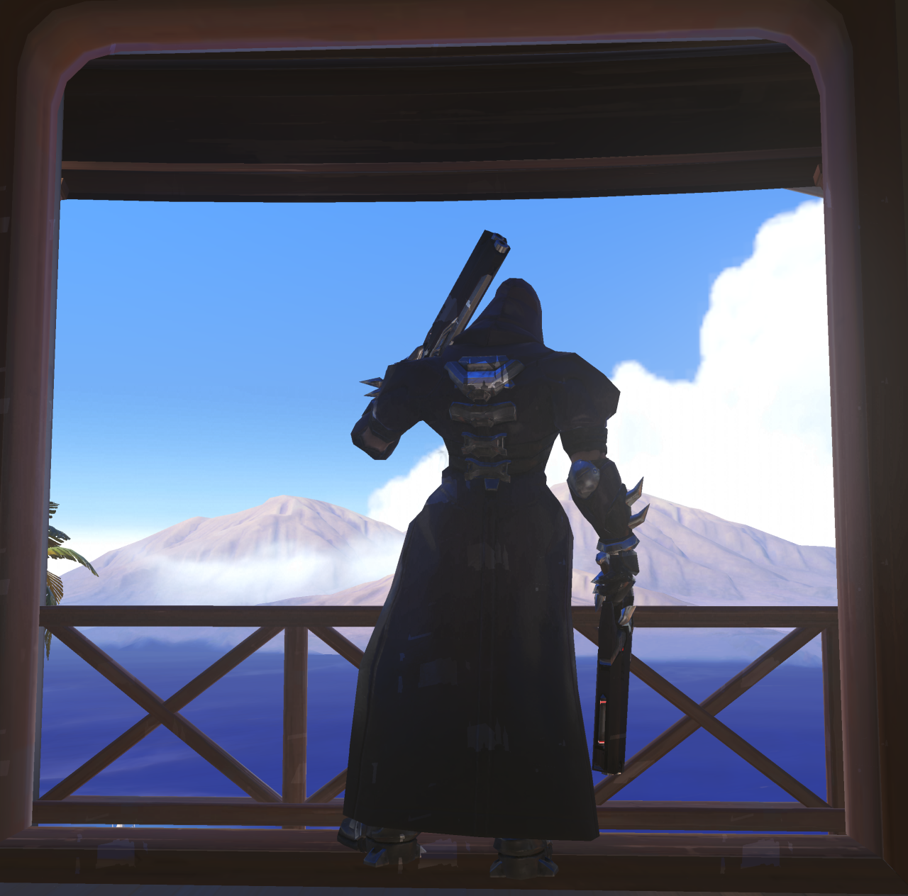 lesbianjunkrat:  reaper decides to go on vacation and has no idea how to relax 