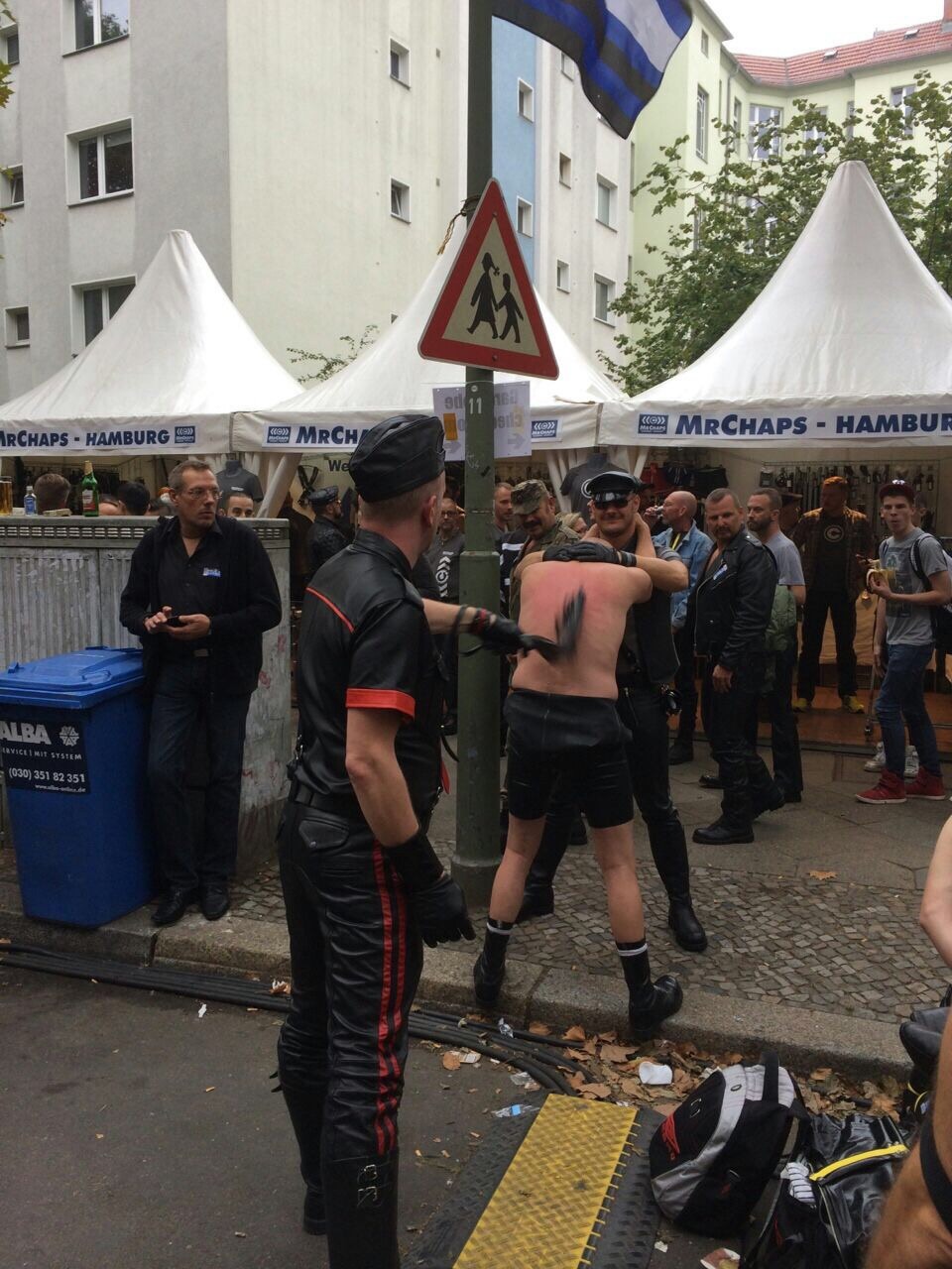 slavedix:thank You Master R for using this slave in public on the street fair  Folsom