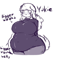 asktrinitygirls:  Relevant upload because I accidentally forgot about this blog again. Umi/Yukie size comparison.   Reblogging because I&rsquo;ll get back on this blog at some point. 