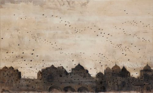 colin-vian:    Piero Pizzi Cannella (b. 1955) Veduta o Cattedrale