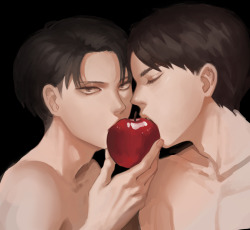 rivialle-heichou:  labster/ 進撃log With permission to repost, do not reprint without artist permission [please do not remove source] 