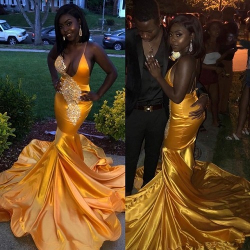 Yellow Mermaid Long Prom Dress. Item code:DD0114 #promdresses #proms #promdress #mermaiddress #eveni