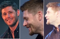 destielette:   Guess who he’s looking at  here’s a little hint : Jensen really hates this person .  .  .  .  .  .  .  . 