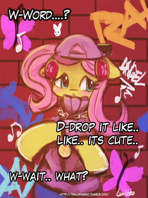 nsfwneko:  tehlumineko:  30minutechallenge music - flutterap done on stream at picarto! check out all of the 30minutechallenge videos i do at youtube! want to support what i do? check out my patreon! <3  Drop it like it’s cute! And hot.. :3 (peoples