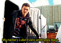mymindrebels:  Luke Evans | The Hobbit Production Videos 