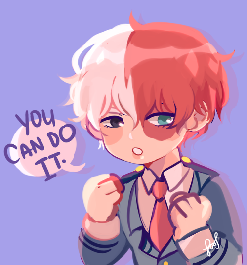 poopplio:a motivational todoroki to keep me going