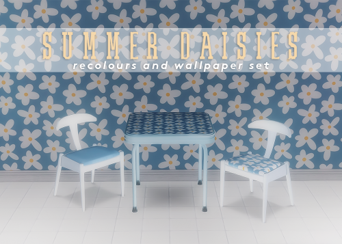 diwasims:SUMMER DAISIES the temperature is starting to reach the mid-30s°C so making this recolo