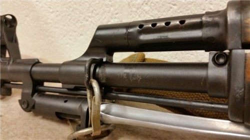 gunrunnerhell:  ConditionAn example of how condition and rarity can affect overall value. The rifle is a Polytech AKS-762 in the very and sought after “double-underfolder” configuration. It shows areas of wear and pitting, which normally on any other