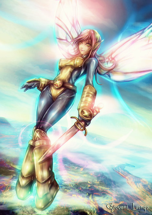 thecyberwolf:  Pixie & Wasp  by Giovani Francisco Luengo (Gluengo)