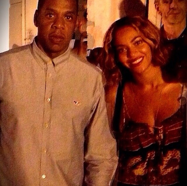 beyonceinfo:  Beyoncé and Jay Z at La Petite Maison in Nice, France (Sept 8th)