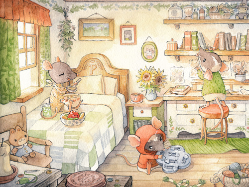 I Had Lots Of Fun Painting This One! It Felt Like Working On A Children’s Book Illustration. 