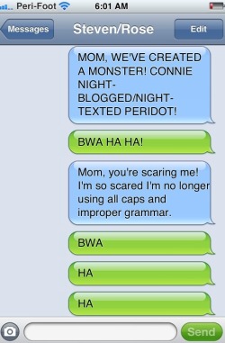 Therefore, a night-blogging monster was created.