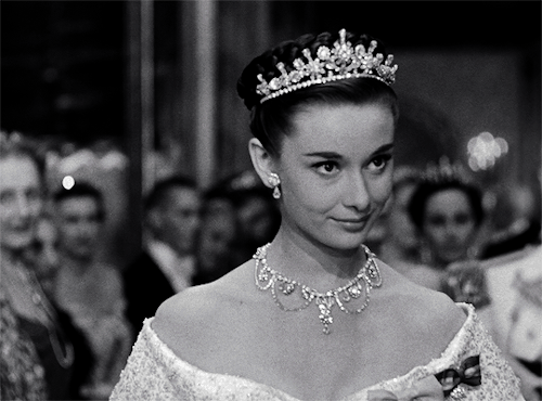 gregory-peck:Audrey Hepburn in Roman Holiday (1953) dir. William Wyler