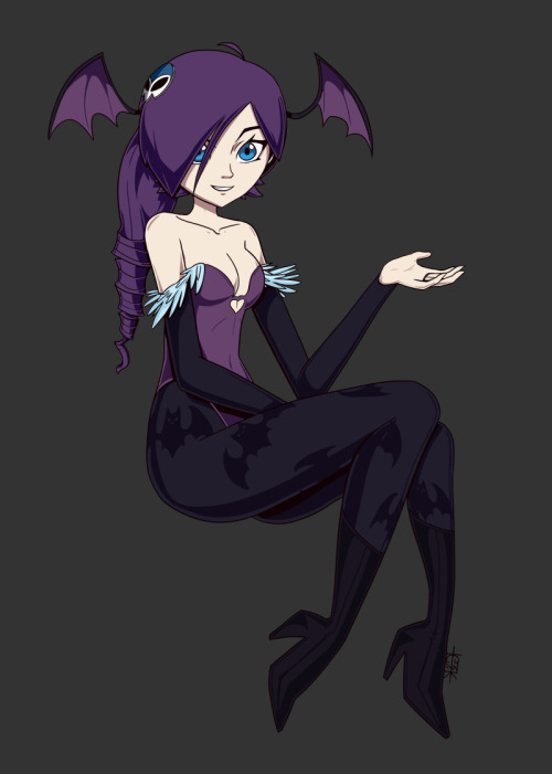the-secret-k:  Zone tan as Morrigan because look at how cute she is! ———————— I tried super hard to keep her on model, I think I did ok. Initially I colored her with Morrigan’s colors but she looks much nicer in her own palette. Included