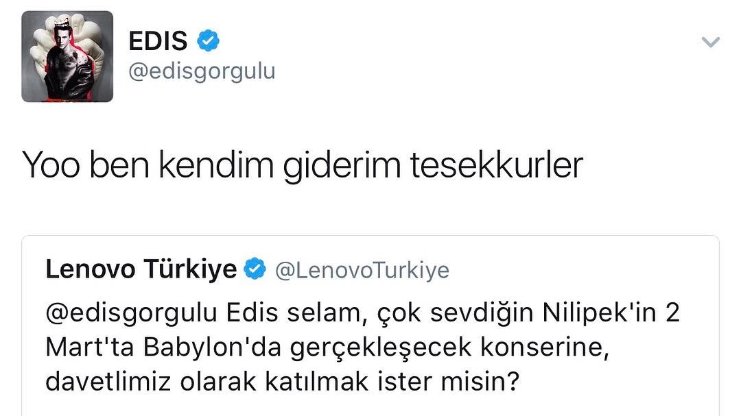 - Edis selam , çok...