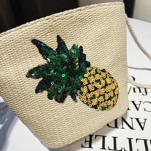 tobious: Straw Casual Light Shoulder Bag   ∟  discount code “ Crystal15 ”