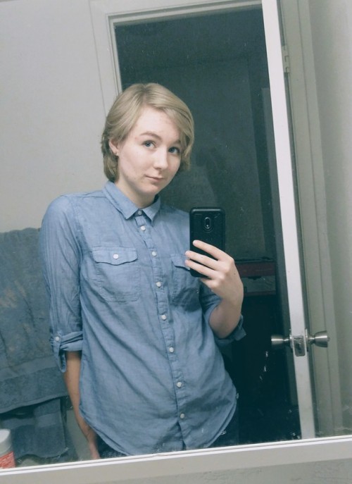 majestic-albatross: Rlly feelin that soft butch look™