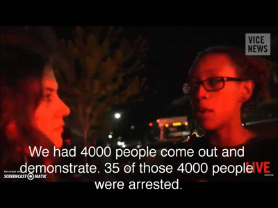 proletarianrevenge:  Melanie from Baltimore laying down the truth to Vice reporters during a livestream.