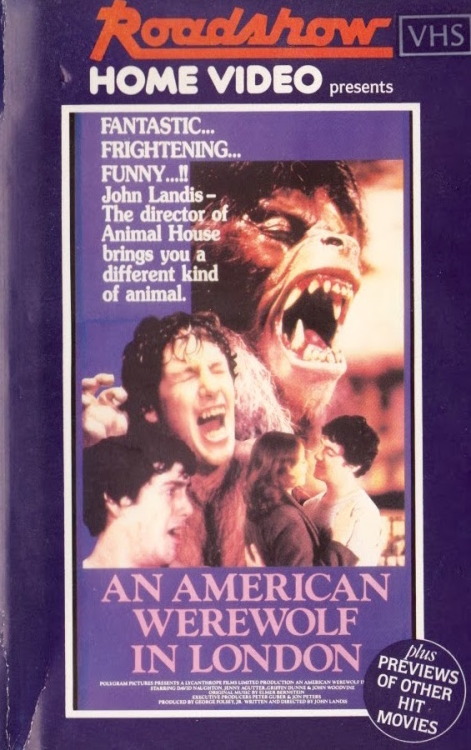 trash-fuckyou:  An American Werewolf in London (1981) Australian VHS  GRINDHOUSE