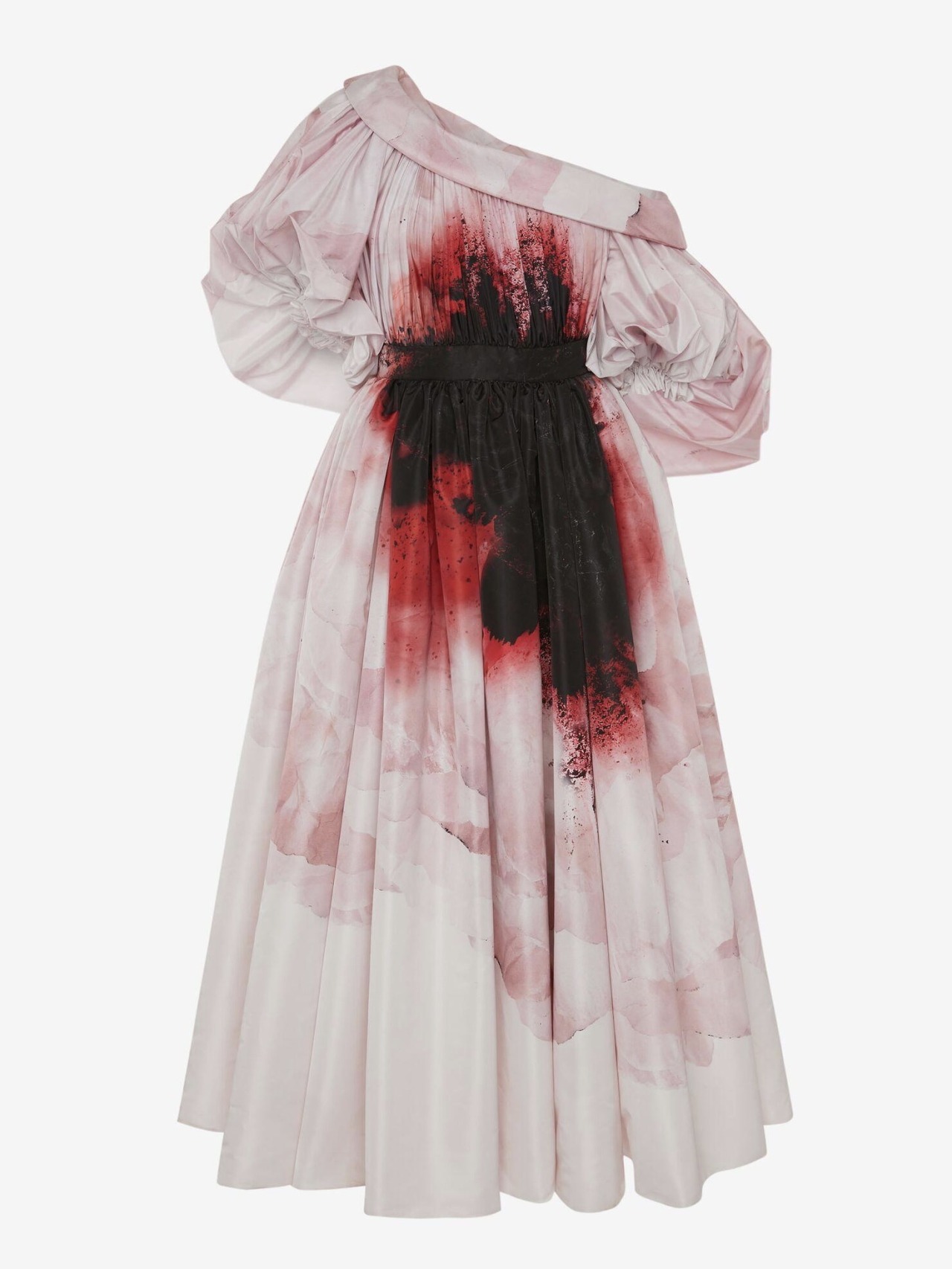 zegalba:Alexander McQueen: Blood Stained Anemone Dress Autumn/Winter 2021