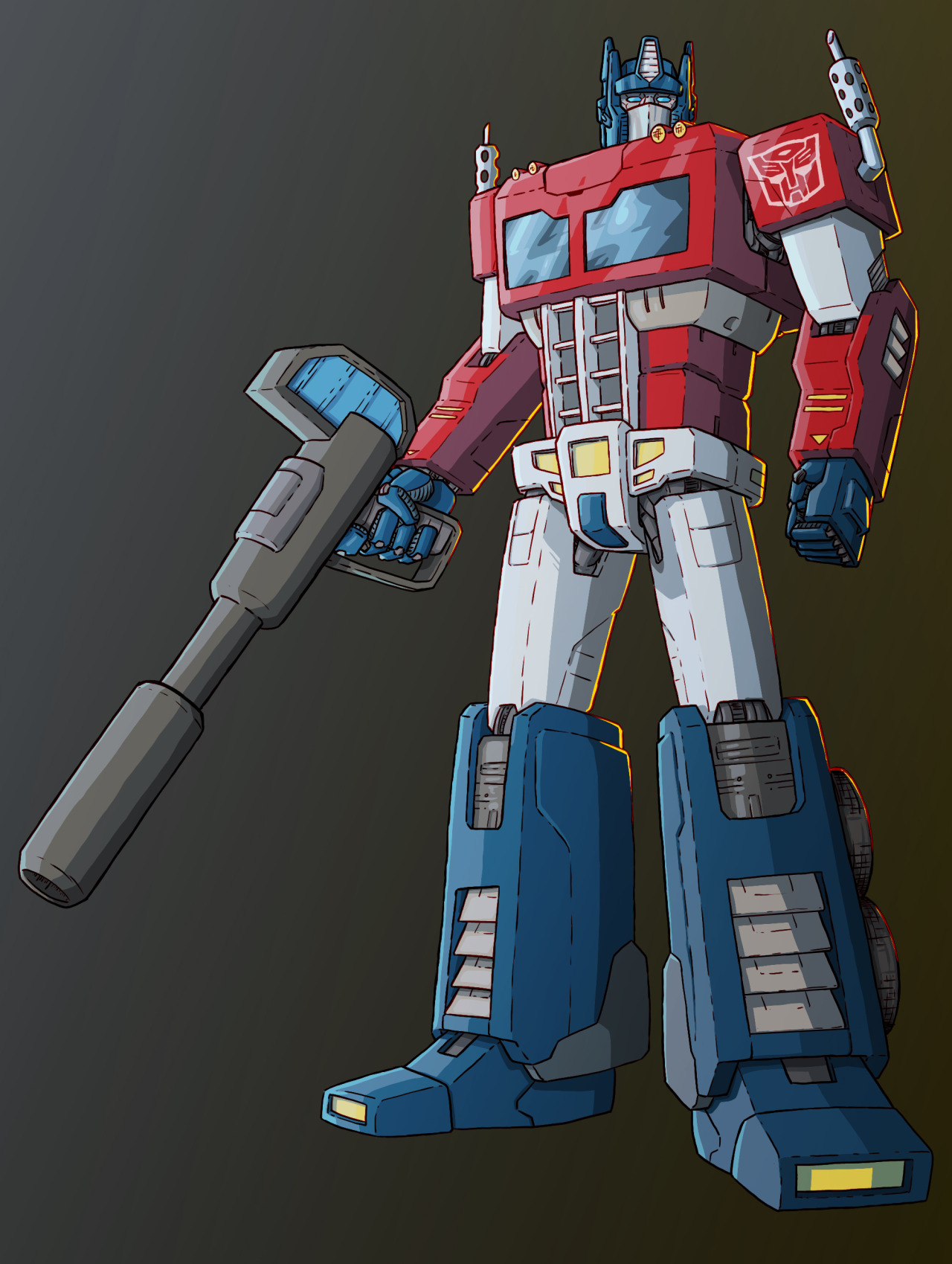 Optimus Prime From Transformers Original Fan Art Matte Print | lupon.gov.ph