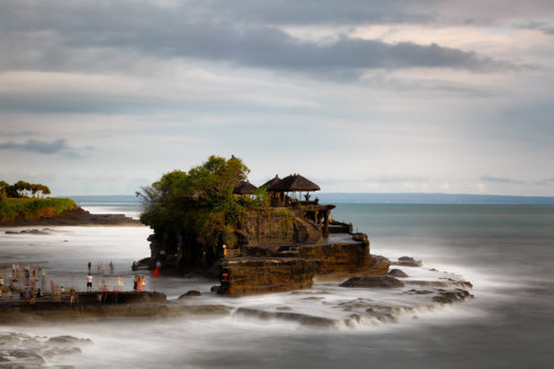 The mysterious Tanah Lot temple in Bali