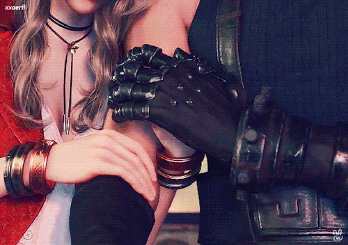 FINAL FANTASY VII REBIRTH (2024) Cloud And Aerith Gondola Couple Time Gold Saucer