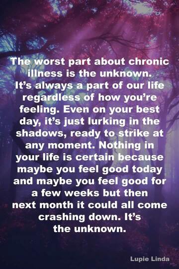 The worst part of chronic illness