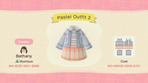 qr-closet:pastel clothing collection