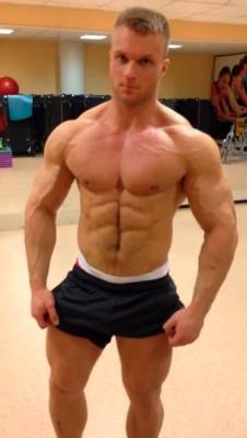 Muscletits:  Hard Muscles. He Can Take It Twice As Much As Any Other Guy.