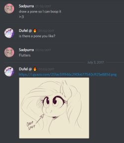 A silly conversation leading to some quality boopage