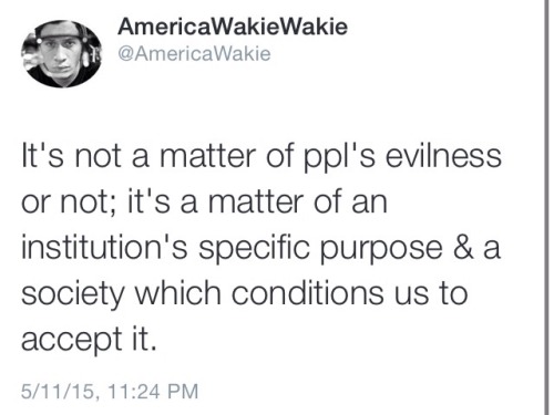 fullpraxisnow:(Follow AmericaWakieWakie)To be clear: There’s no such thing as a good cop. There is o
