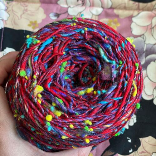 Time to ply my Hope World batt singles! I’ve got plans for this yarn but they’re top secret Batts ar