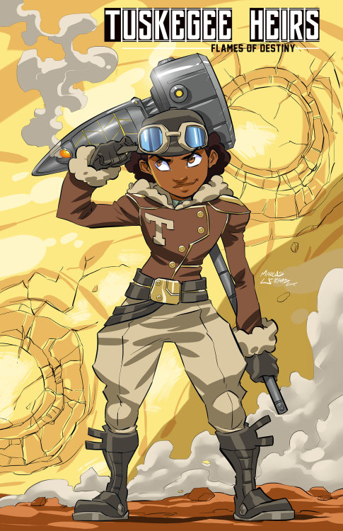 superheroesincolor:    Tuskegee Heirs by Marcus Williams “Tuskegee Heirs is a futuristic sci-fi adventure that follows a small squadron of young gifted aviators who are forced to become earth’s last line of defense against a highly advanced military