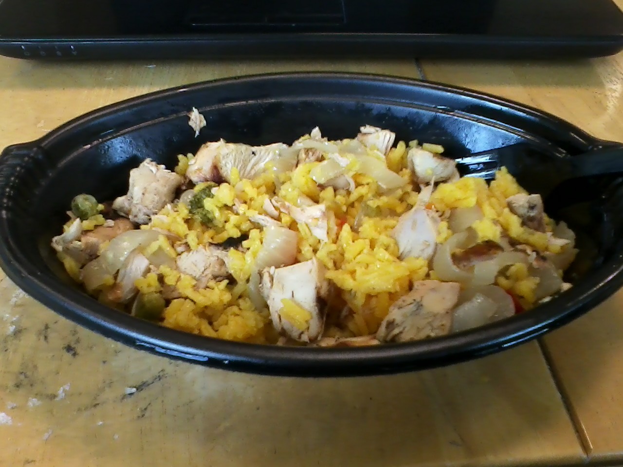 Sam Cooks Things (Pollo Tropical chicken tropichop with yellow rice,...)