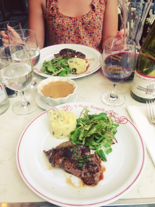 The best steak I’ve ever eaten. Monmarte, I love you!
