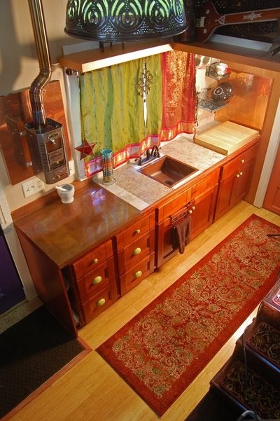 micromanor:  248 sqft tiny house has unique Moroccan and Indian design elements.