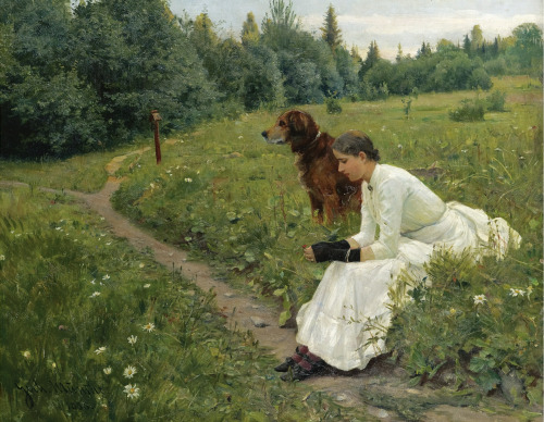 colourthysoul:Gerhard Munthe - Idyll (1886)